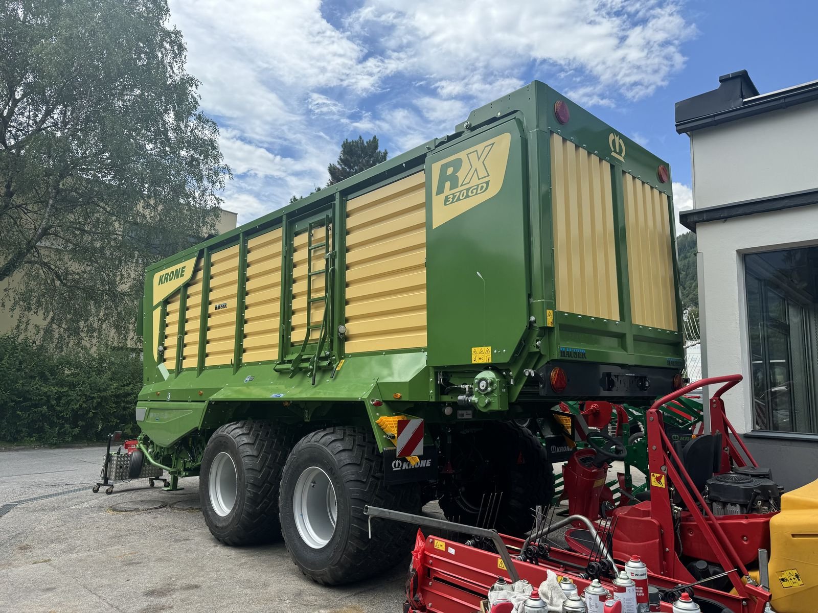 Ladewagen des Typs Krone RX 370 GD Optigrass 28, Vorführmaschine in Hopfgarten (Bild 10)