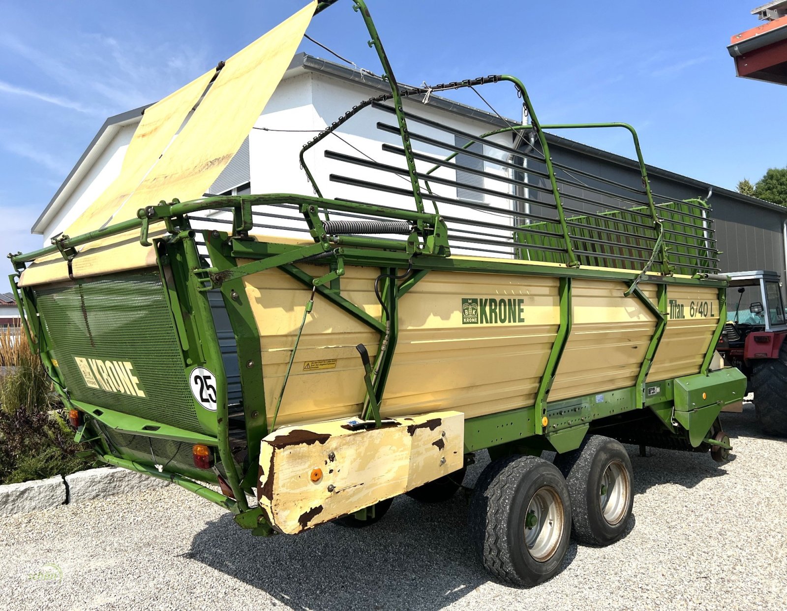 Ladewagen του τύπου Krone Titan 6/40 L - auch gut als Basis für einen Rückewagen / Holztransporter geeignet, Gebrauchtmaschine σε Burgrieden (Φωτογραφία 9)