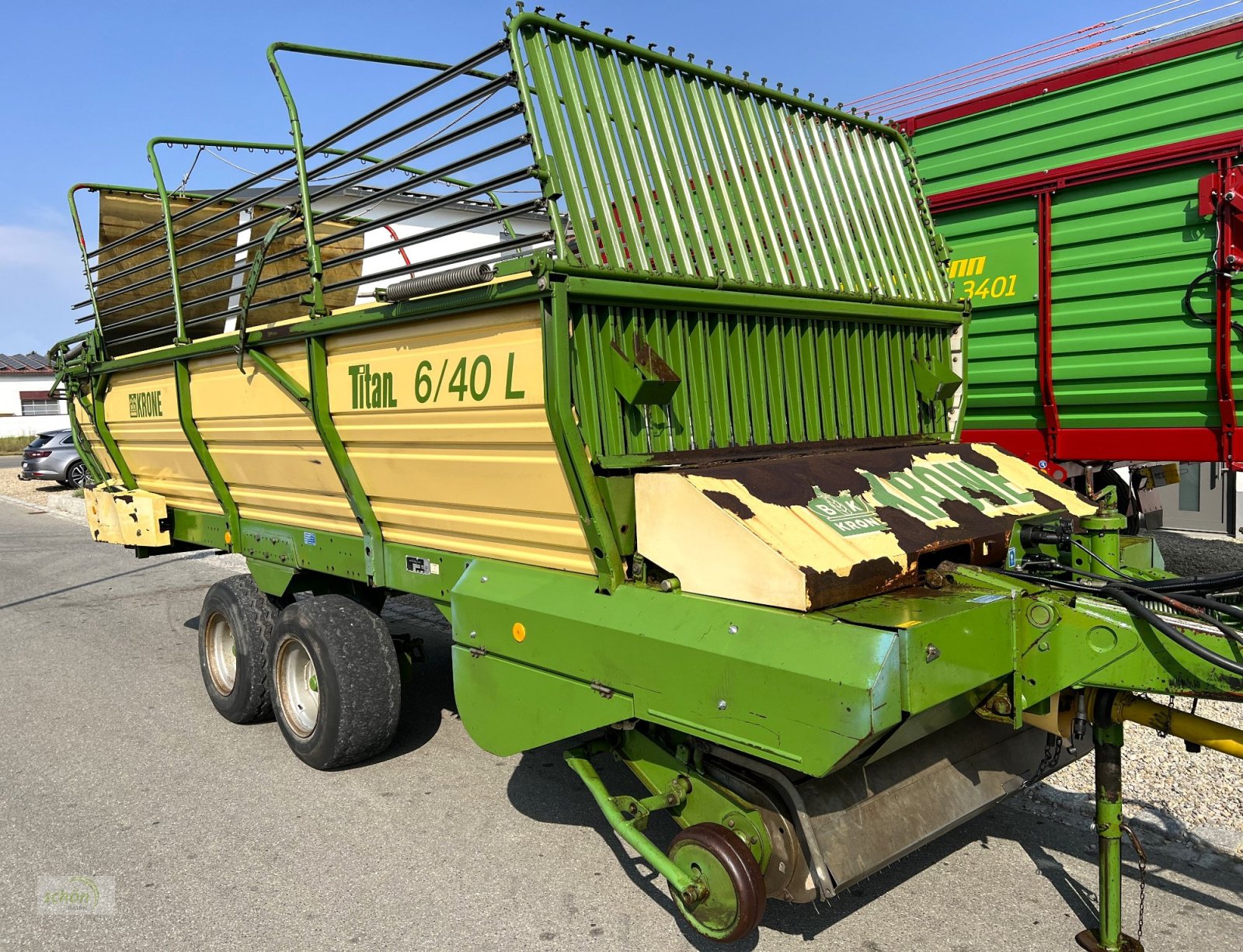 Ladewagen του τύπου Krone Titan 6/40 L - auch gut als Basis für einen Rückewagen / Holztransporter geeignet, Gebrauchtmaschine σε Burgrieden (Φωτογραφία 13)