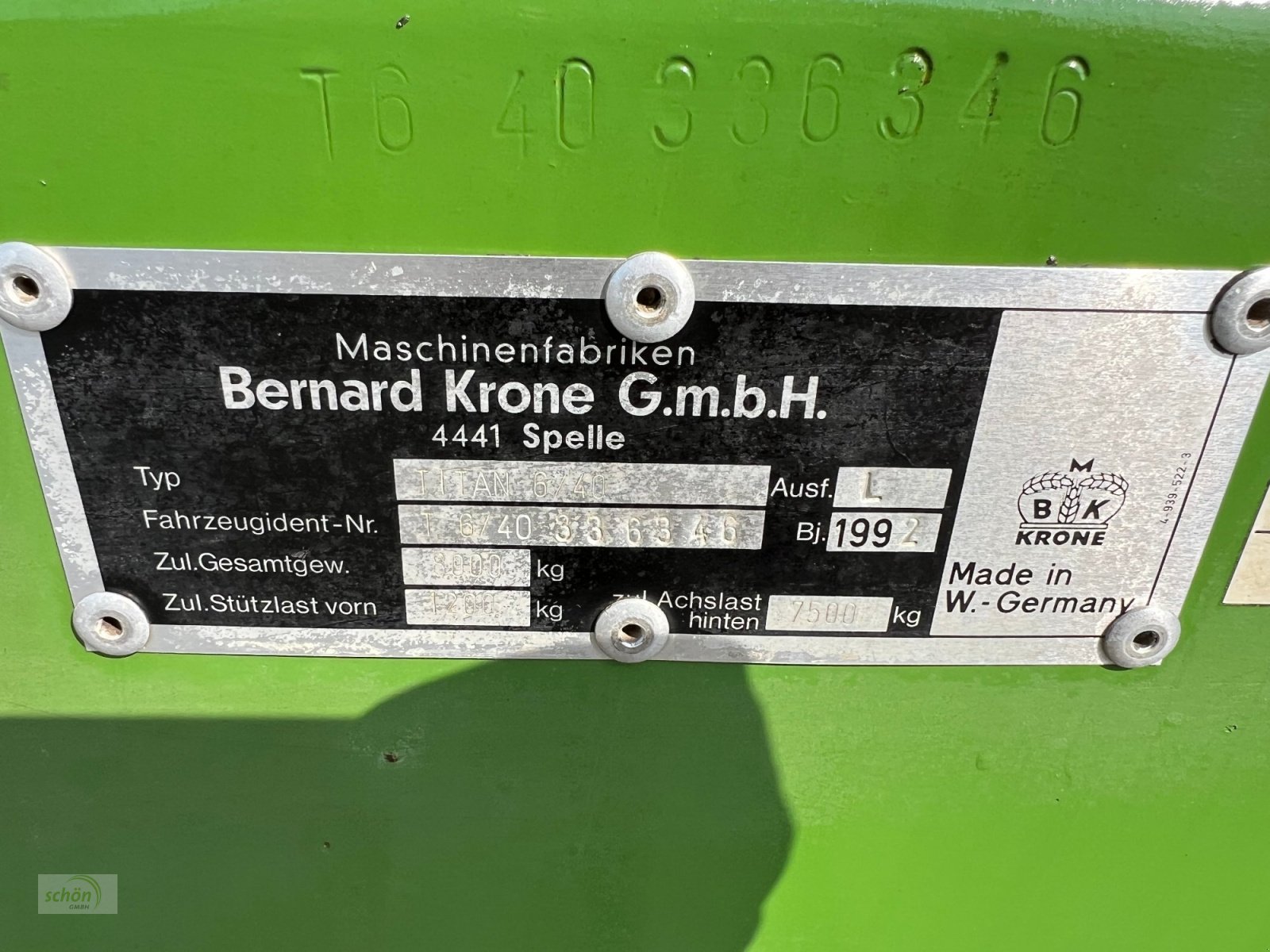 Ladewagen του τύπου Krone Titan 6/40 L - auch gut als Basis für einen Rückewagen / Holztransporter geeignet, Gebrauchtmaschine σε Burgrieden (Φωτογραφία 31)