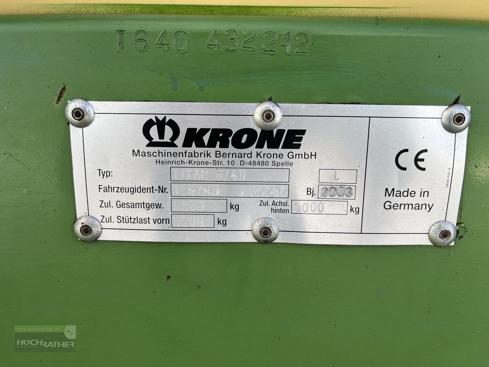 Ladewagen typu Krone Titan  6/40 L, Gebrauchtmaschine v Kronstorf (Obrázek 16)