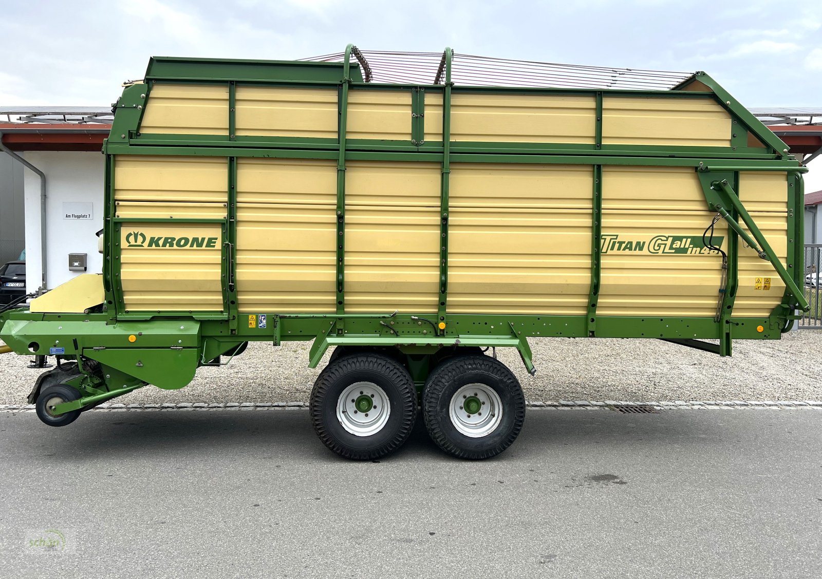 Ladewagen typu Krone Titan 6/48 GL All In - ein großer Schwingen-Ladewagen mit Druckluftbremse, Gebrauchtmaschine v Burgrieden (Obrázek 2)