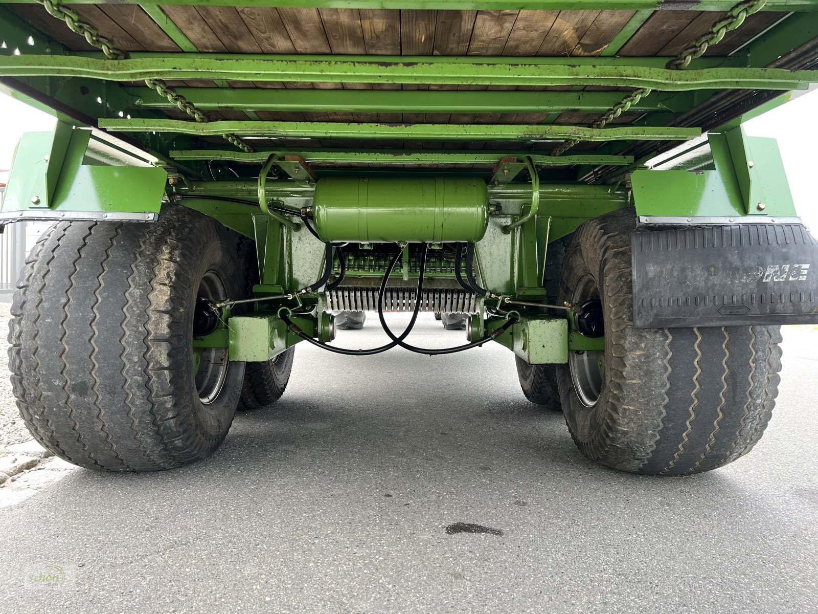 Ladewagen typu Krone Titan 6/48 GL All In - ein großer Schwingen-Ladewagen mit Druckluftbremse, Gebrauchtmaschine v Burgrieden (Obrázek 10)