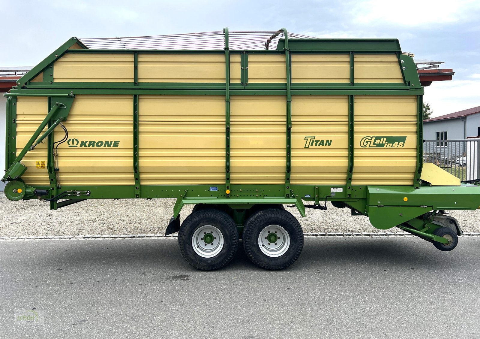 Ladewagen typu Krone Titan 6/48 GL All In - ein großer Schwingen-Ladewagen mit Druckluftbremse, Gebrauchtmaschine v Burgrieden (Obrázek 13)