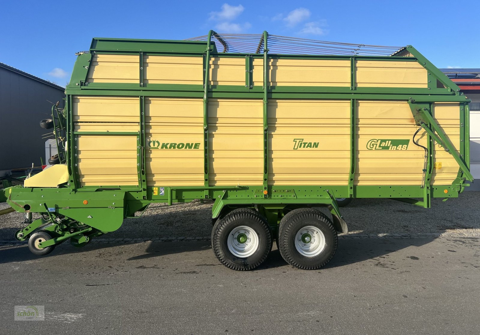 Ladewagen типа Krone Titan 6/48 GL All In im guten Zustand - mit zusätzlichen Tasträdern hinter der Pick-Up, Gebrauchtmaschine в Burgrieden (Фотография 2)