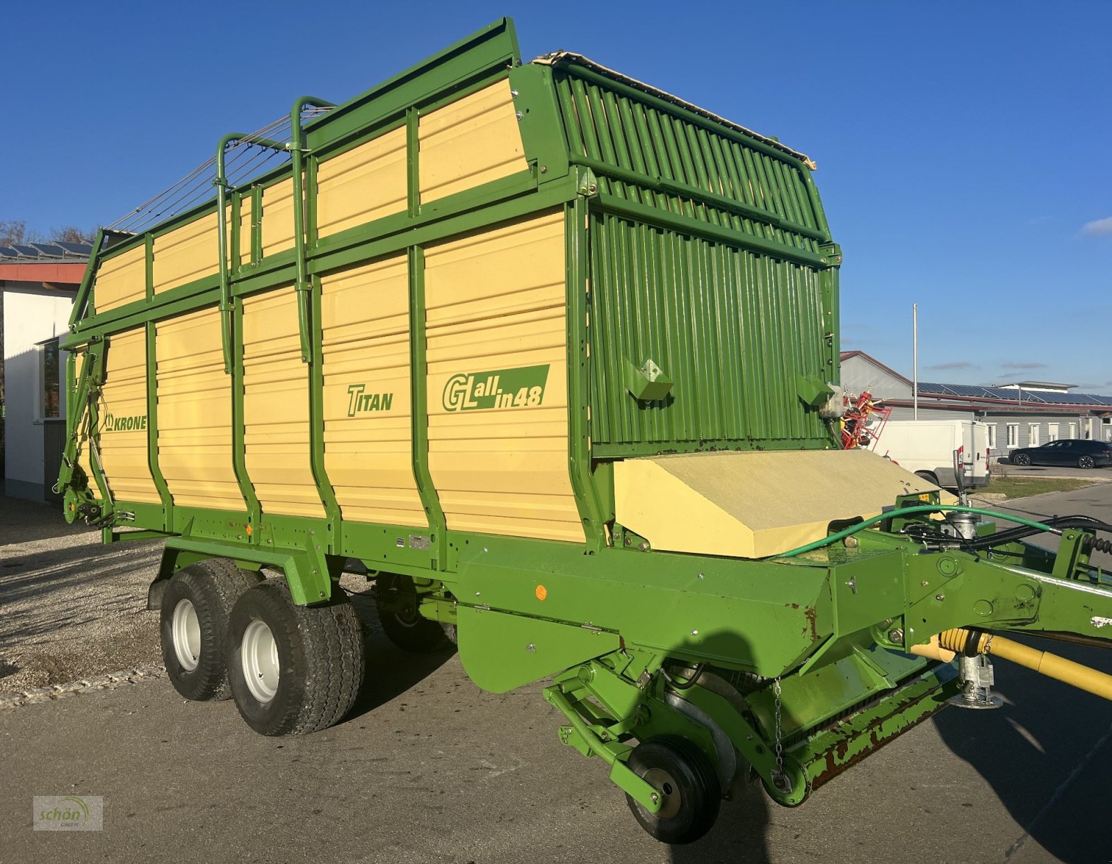 Ladewagen типа Krone Titan 6/48 GL All In im guten Zustand - mit zusätzlichen Tasträdern hinter der Pick-Up, Gebrauchtmaschine в Burgrieden (Фотография 14)