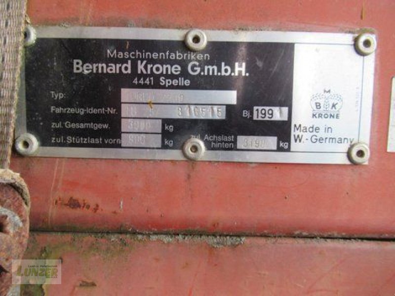 Ladewagen des Typs Krone Turbo 2500, Gebrauchtmaschine in Kaumberg (Bild 4)