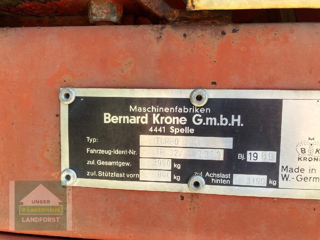 Ladewagen tip Krone Turbo 3200, Gebrauchtmaschine in Kapfenberg (Poză 9)