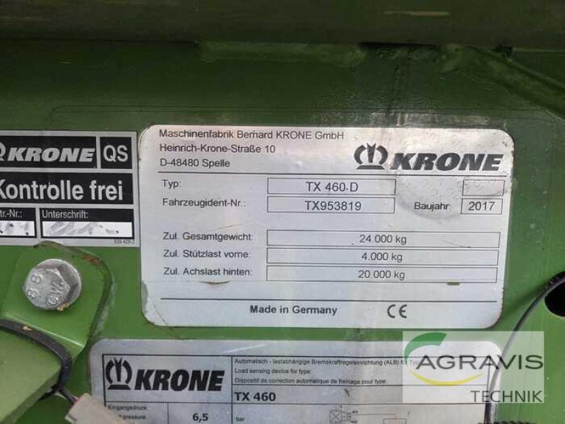 Ladewagen Türe ait Krone TX 460 D, Gebrauchtmaschine içinde Nienburg (resim 7)