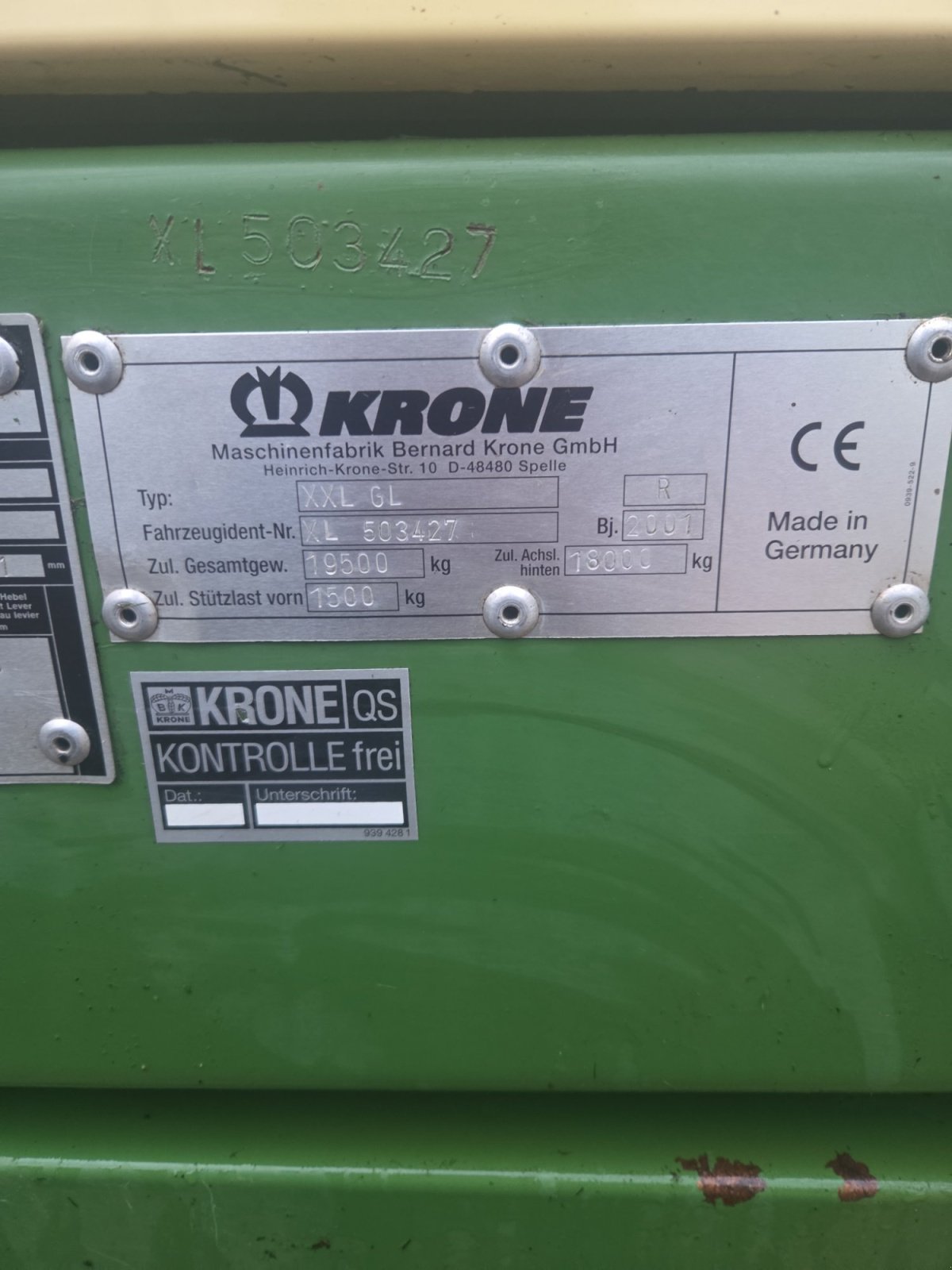 Ladewagen типа Krone XXL, Gebrauchtmaschine в bad Kötzting  (Фотография 2)