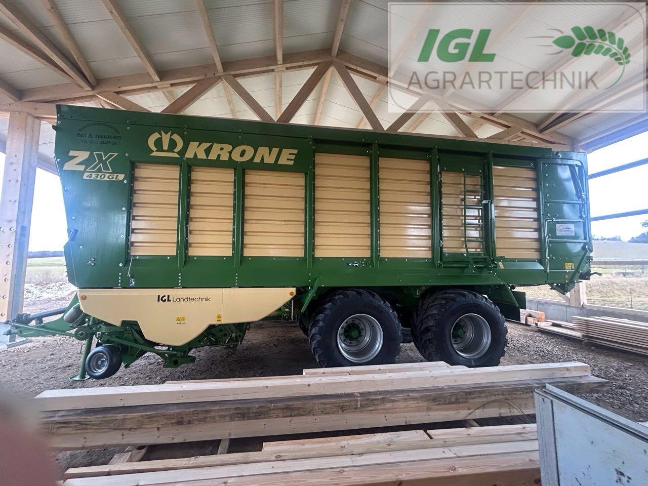 Ladewagen of the type Krone ZX 430 GL, Gebrauchtmaschine in Nabburg (Picture 2)