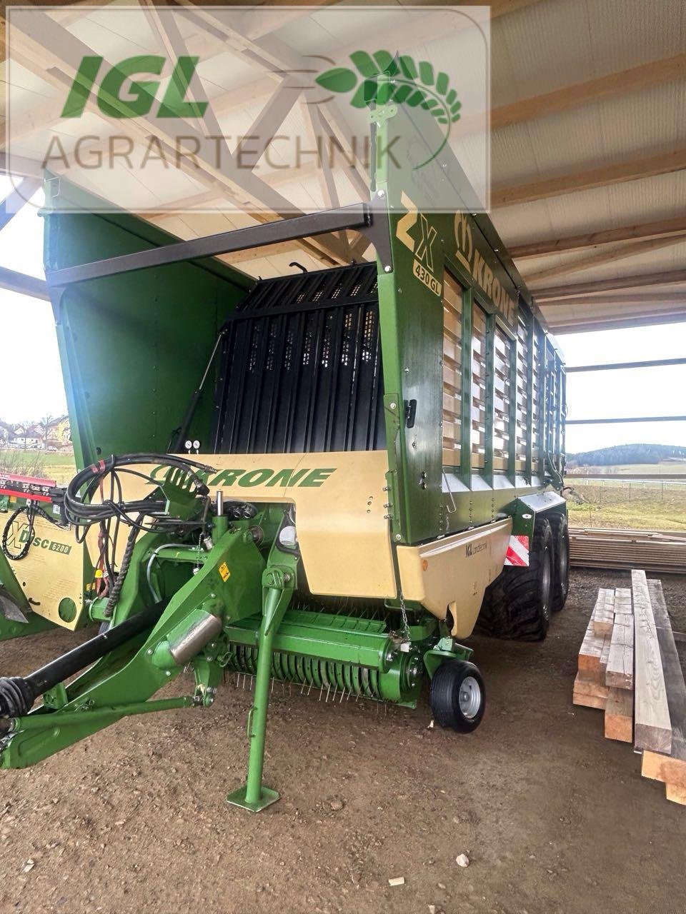 Ladewagen of the type Krone ZX 430 GL, Gebrauchtmaschine in Nabburg (Picture 7)