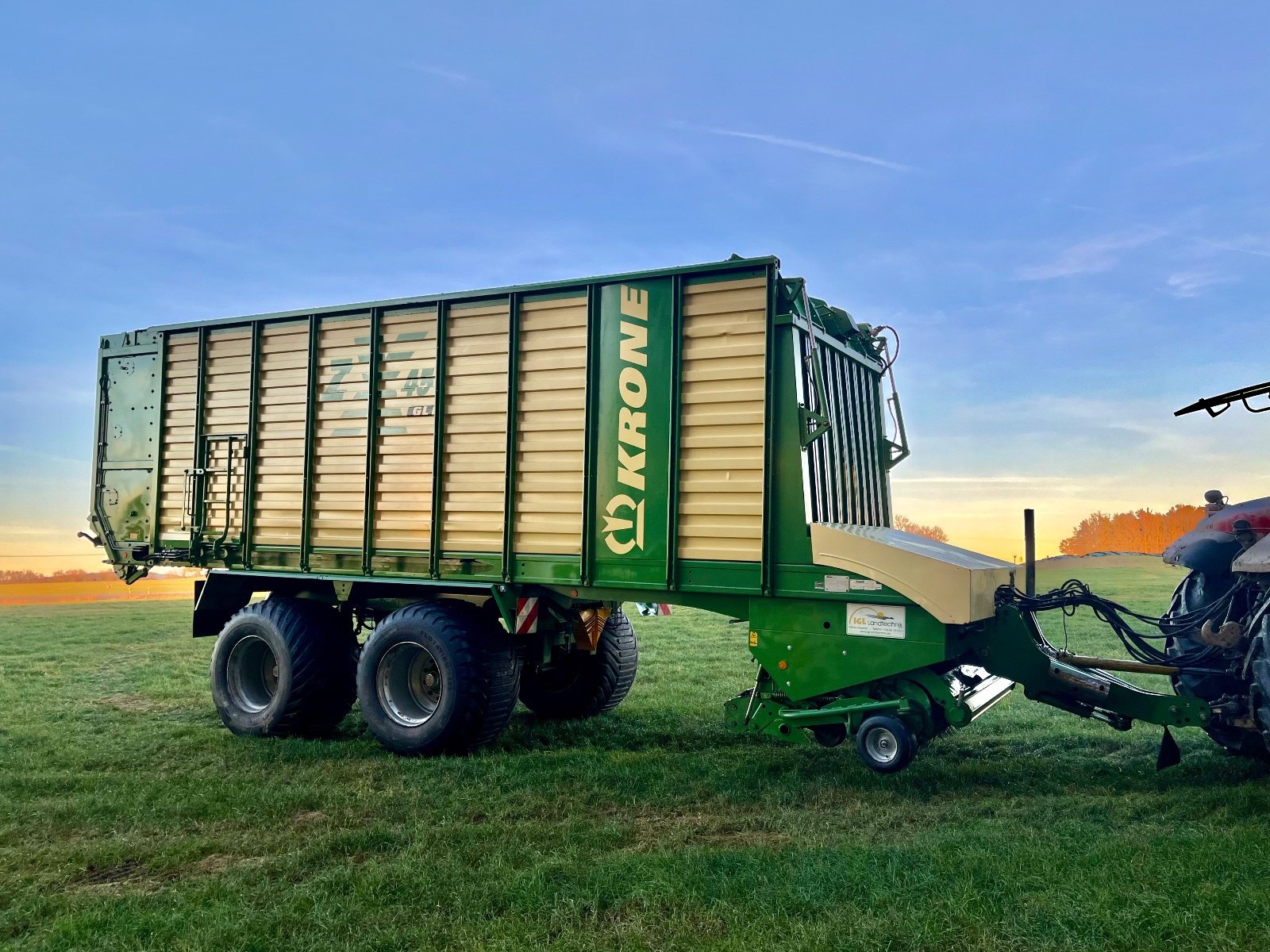 Ladewagen tip Krone ZX 45 GL, Gebrauchtmaschine in Speichersdorf (Poză 1)