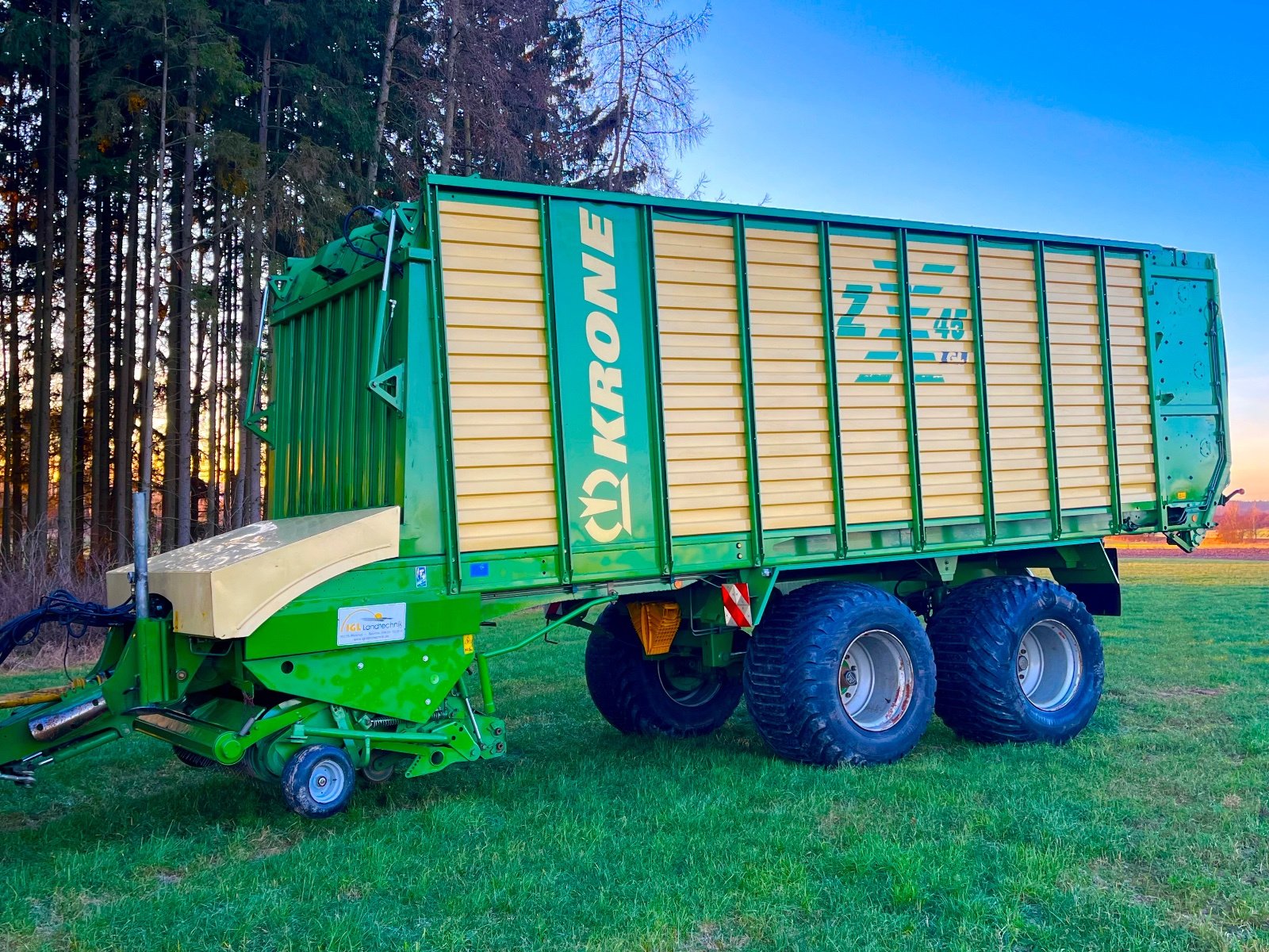 Ladewagen tip Krone ZX 45 GL, Gebrauchtmaschine in Speichersdorf (Poză 3)