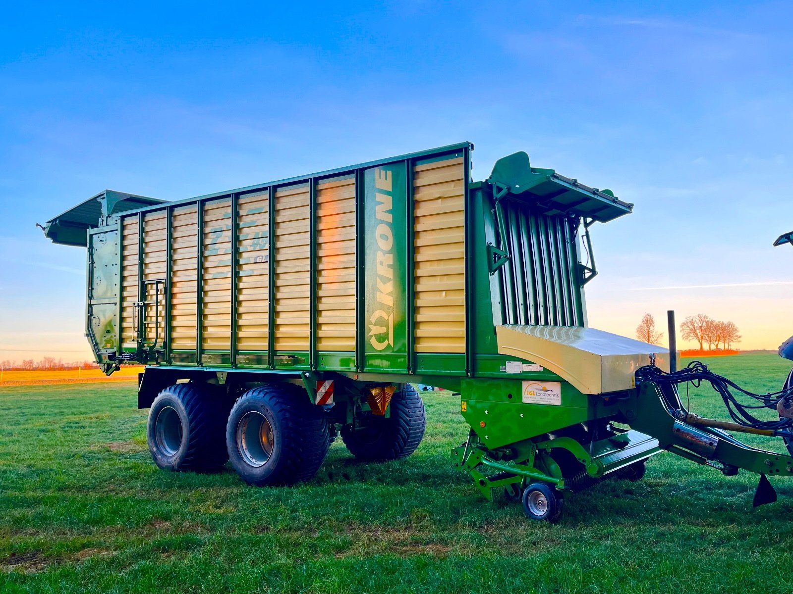 Ladewagen tip Krone ZX 45 GL, Gebrauchtmaschine in Speichersdorf (Poză 4)