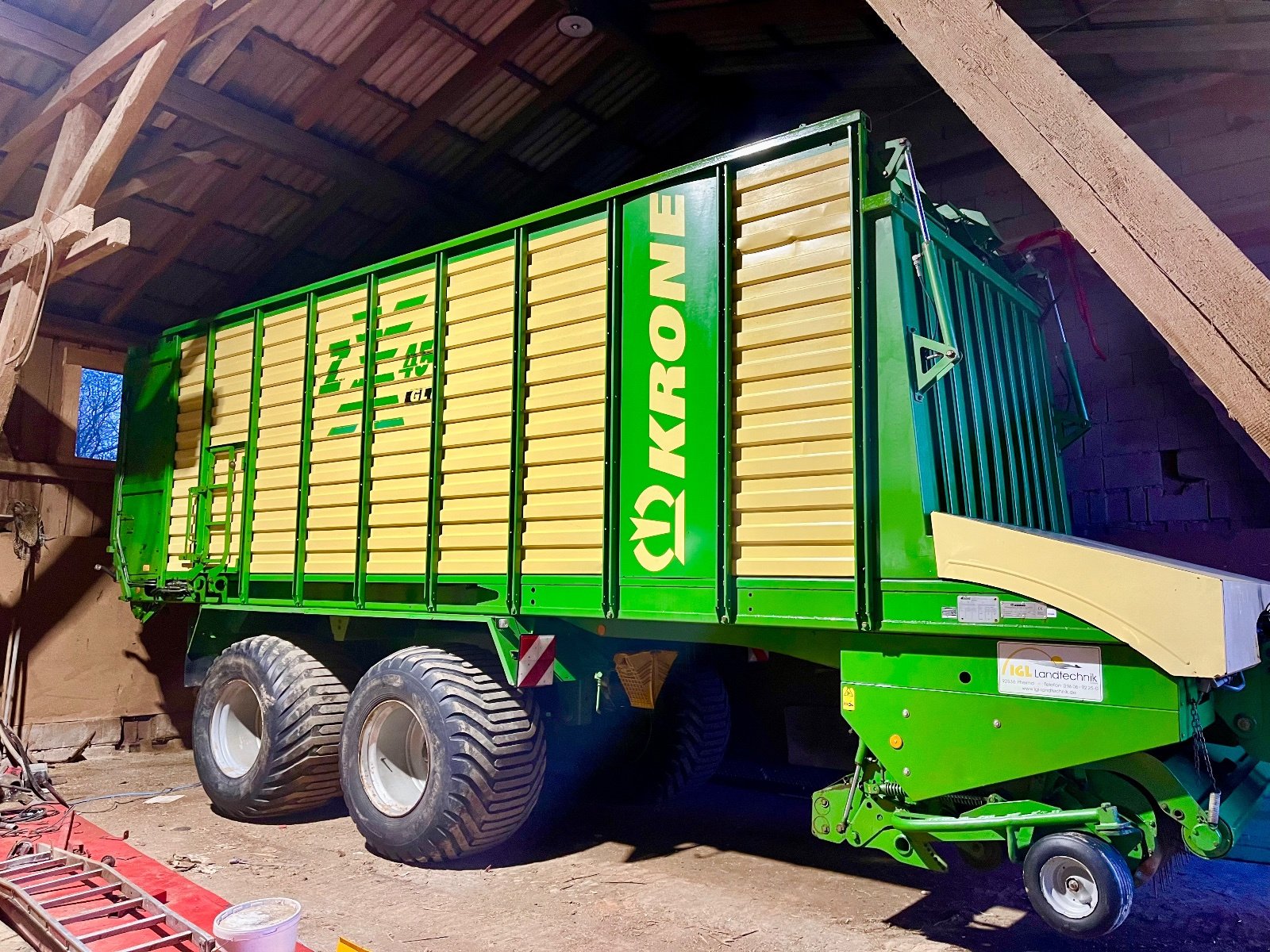 Ladewagen tip Krone ZX 45 GL, Gebrauchtmaschine in Speichersdorf (Poză 21)