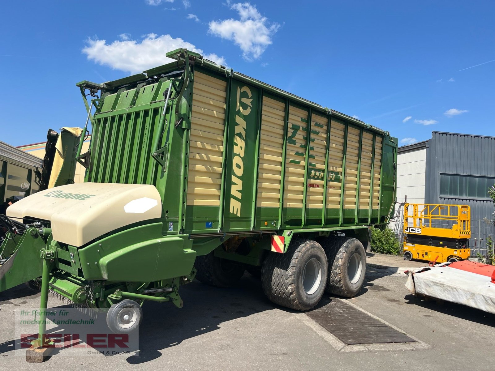 Ladewagen typu Krone ZX 450 GL + Klappdach-Laderaumabdeckung 45m³, Gebrauchtmaschine v Ansbach (Obrázek 1)