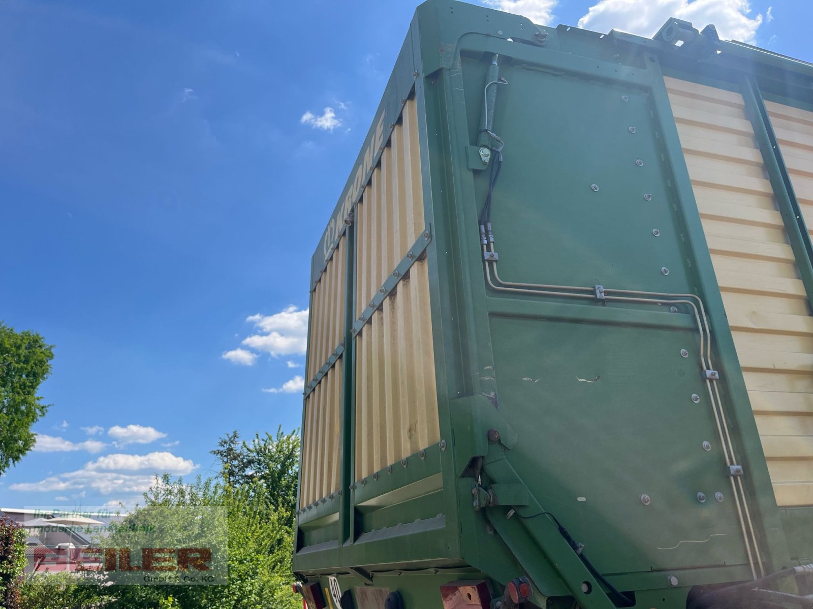 Ladewagen typu Krone ZX 450 GL + Klappdach-Laderaumabdeckung 45m³, Gebrauchtmaschine v Ansbach (Obrázek 4)