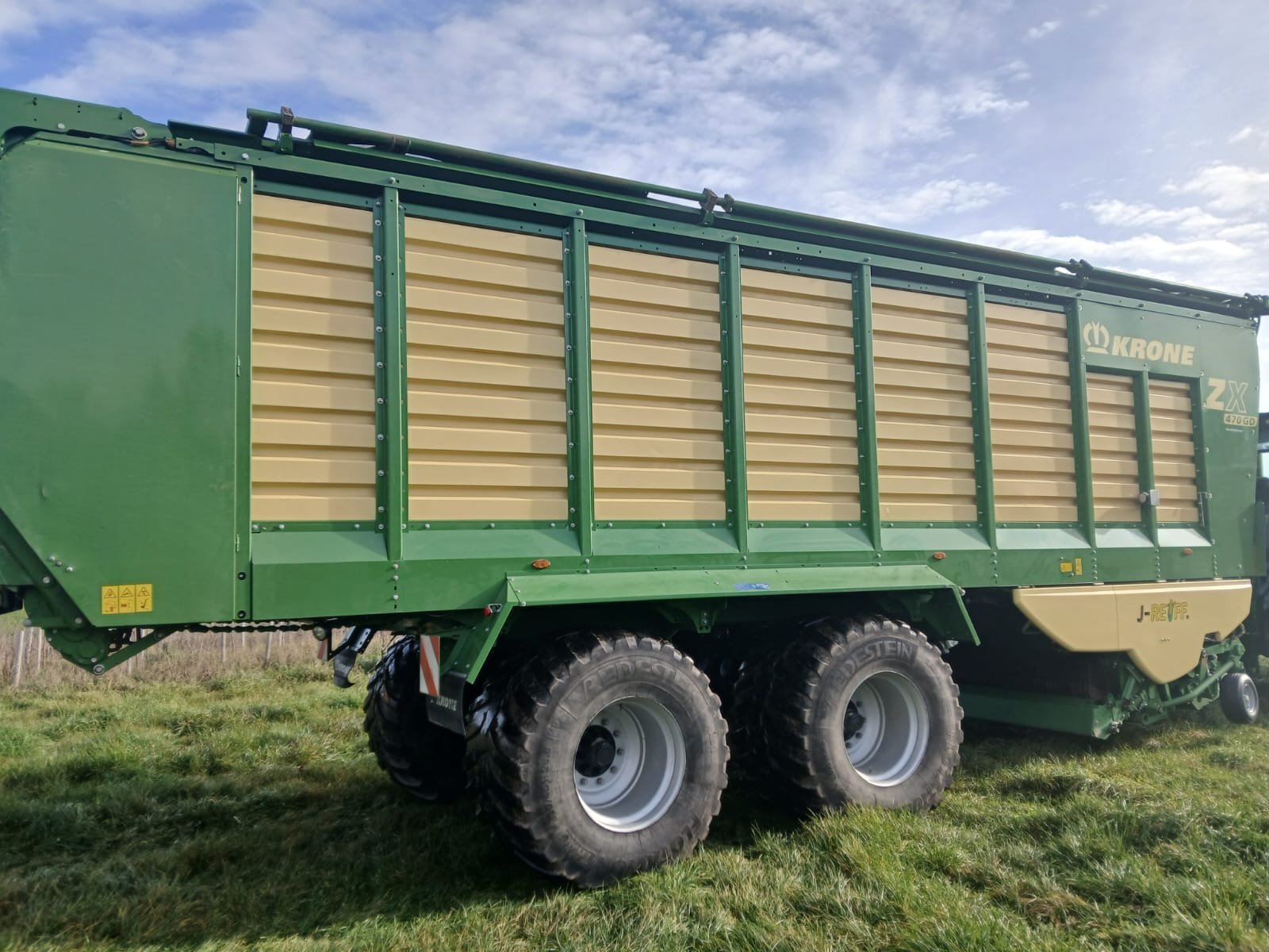 Ladewagen des Typs Krone ZX 470 GD, Gebrauchtmaschine in Tannhausen (Bild 1)