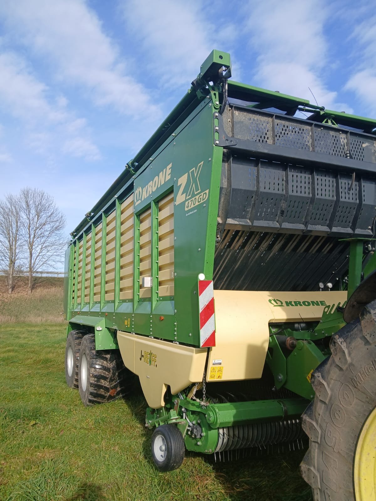 Ladewagen des Typs Krone ZX 470 GD, Gebrauchtmaschine in Tannhausen (Bild 2)