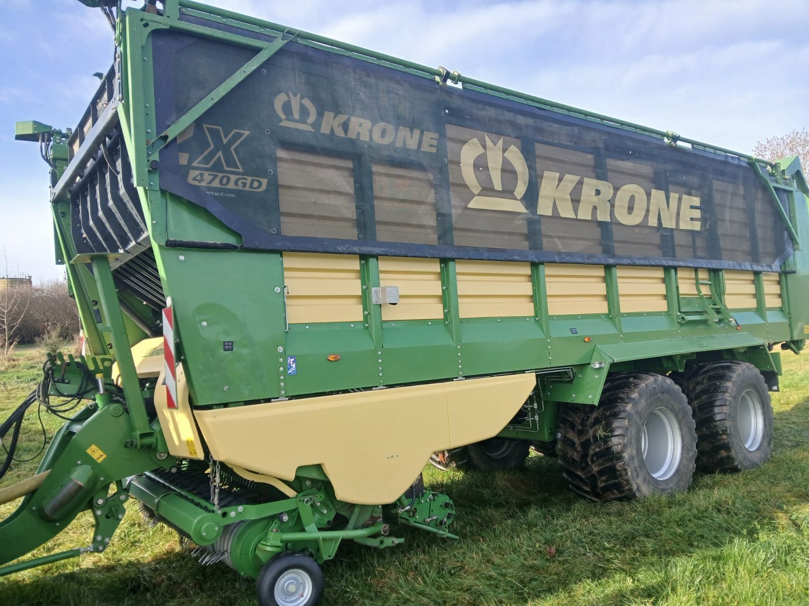 Ladewagen des Typs Krone ZX 470 GD, Gebrauchtmaschine in Tannhausen (Bild 4)