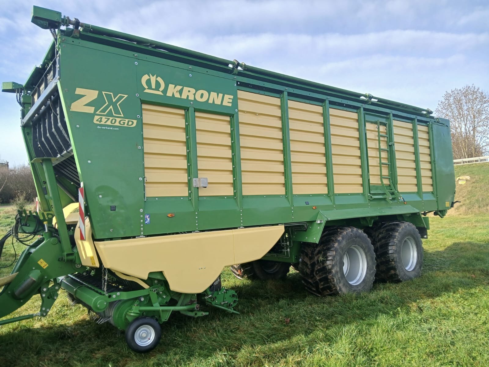Ladewagen des Typs Krone ZX 470 GD, Gebrauchtmaschine in Tannhausen (Bild 11)