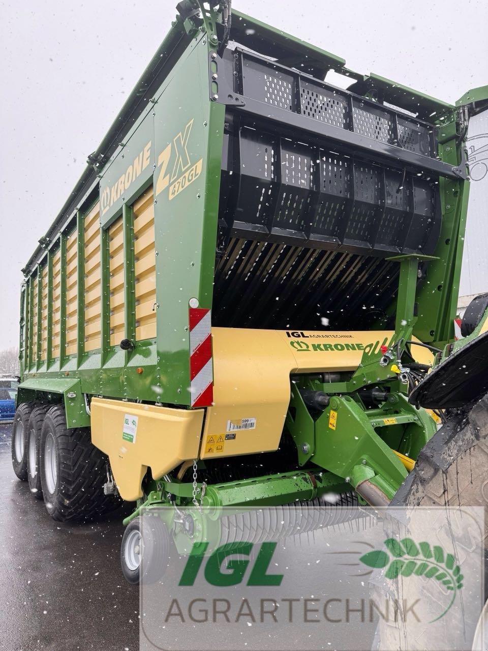 Ladewagen of the type Krone ZX 470 GL OptiGrass (TT406-20), Neumaschine in Nabburg (Picture 1)
