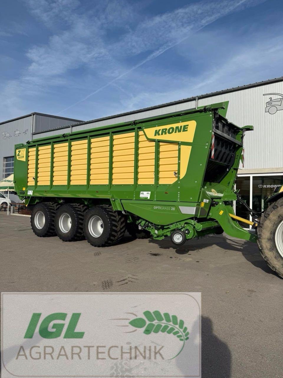 Ladewagen of the type Krone ZX 470 GL OptiGrass (TT406-20), Neumaschine in Nabburg (Picture 1)