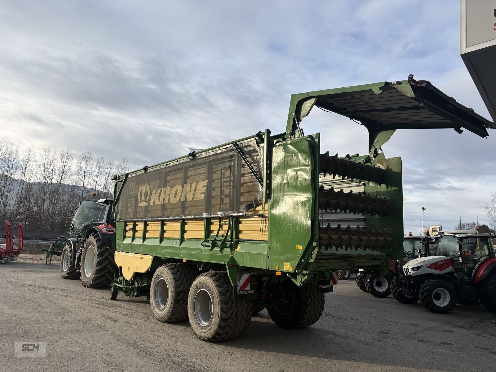 Ladewagen Türe ait Krone ZX430GD, Gebrauchtmaschine içinde St. Marein (resim 3)