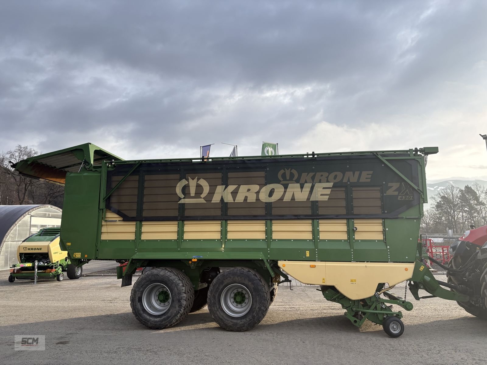 Ladewagen Türe ait Krone ZX430GD, Gebrauchtmaschine içinde St. Marein (resim 10)