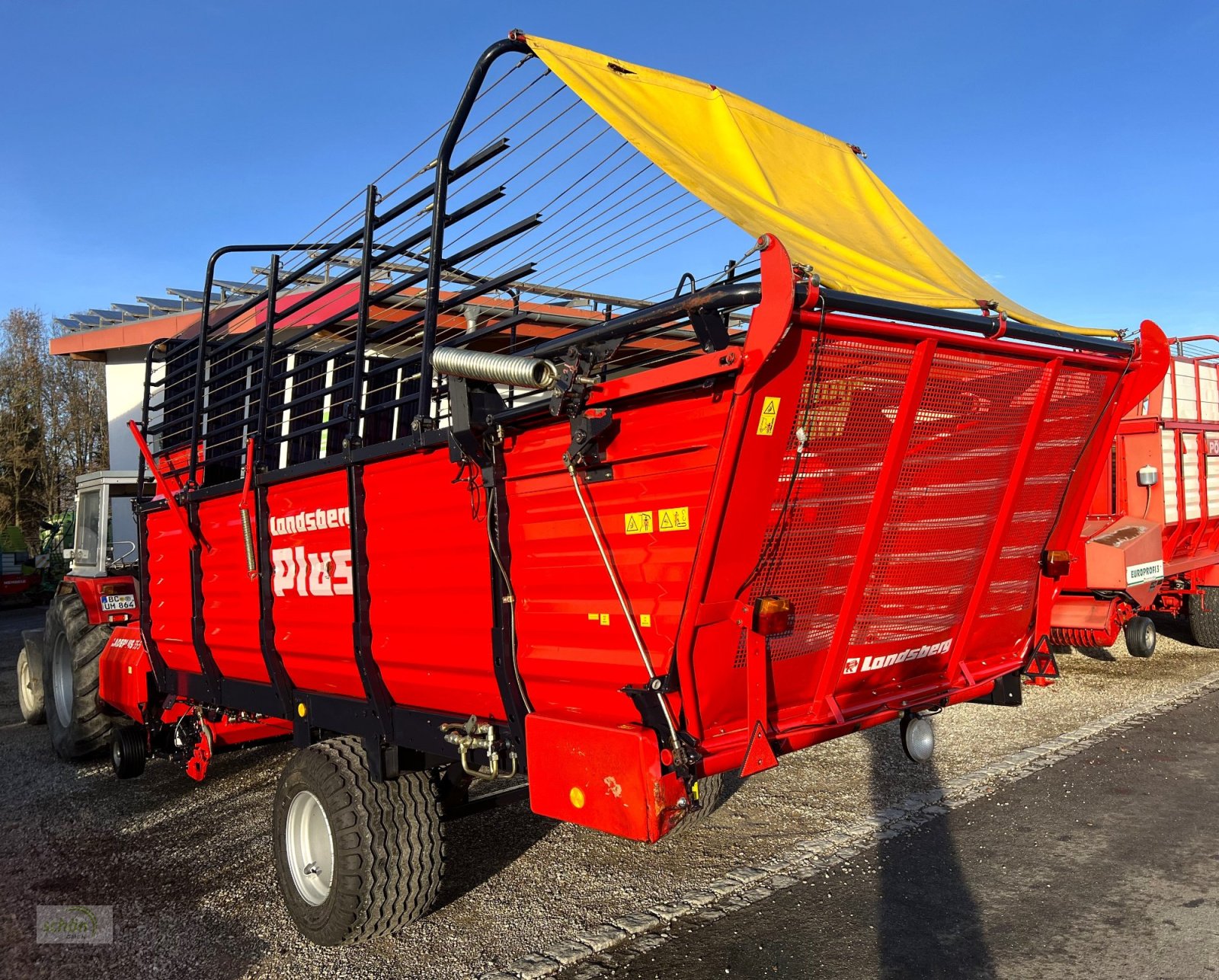 Ladewagen van het type Landsberg Ladeplus 35-5 - fast baugleich wie Pöttinger Ladeprofi 2 - mit neuen Breitreifen, Gebrauchtmaschine in Burgrieden (Foto 3)