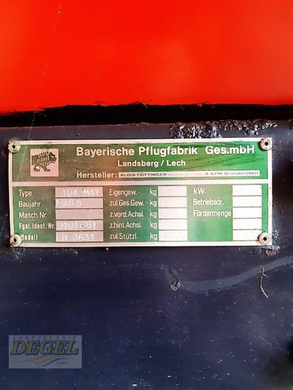 Ladewagen of the type Landsberg Pöttinger LH 3631, Gebrauchtmaschine in Feilitzsch (Picture 7)
