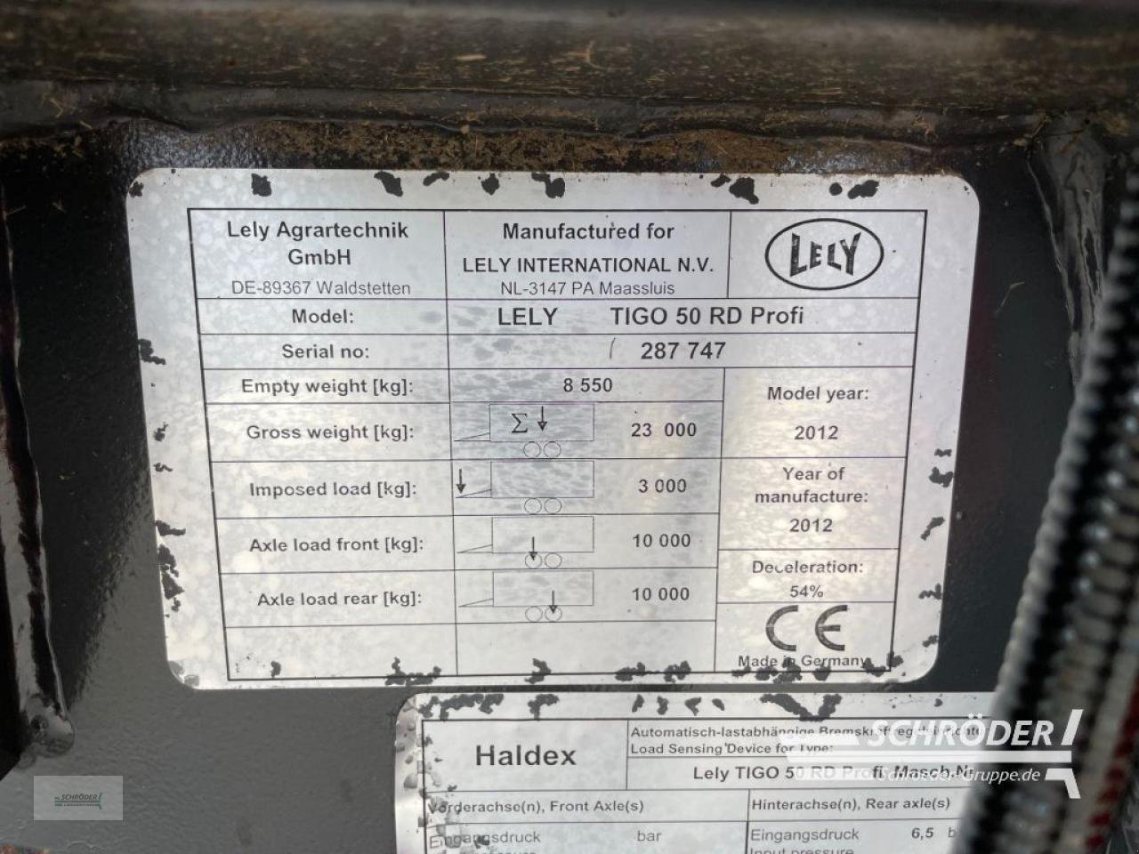 Ladewagen typu Lely TIGO 50 RD PROFI, Gebrauchtmaschine v Wildeshausen (Obrázek 29)