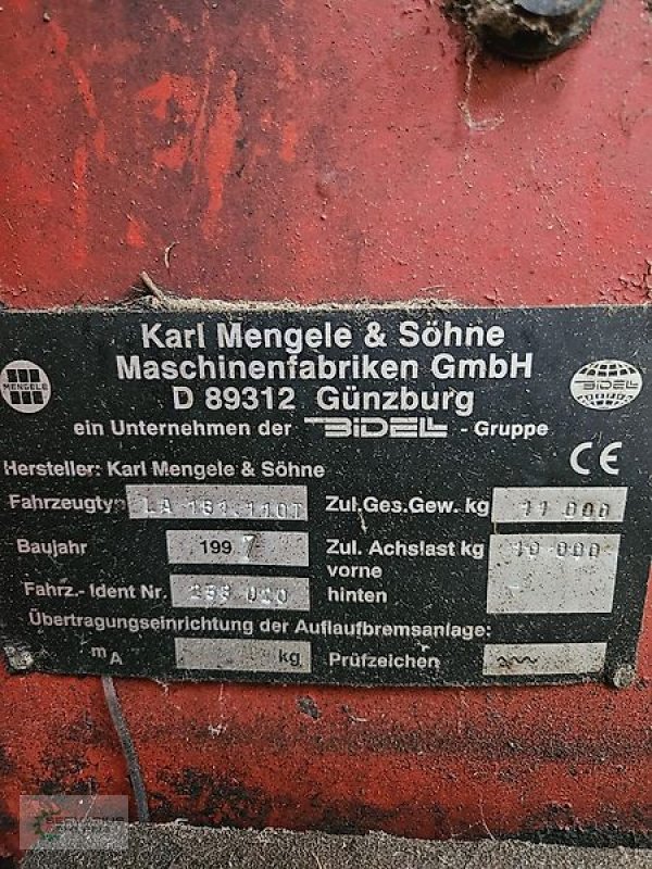 Ladewagen typu Mengele Garant 543/2, Gebrauchtmaschine v Prüm-Dausfeld (Obrázek 4)