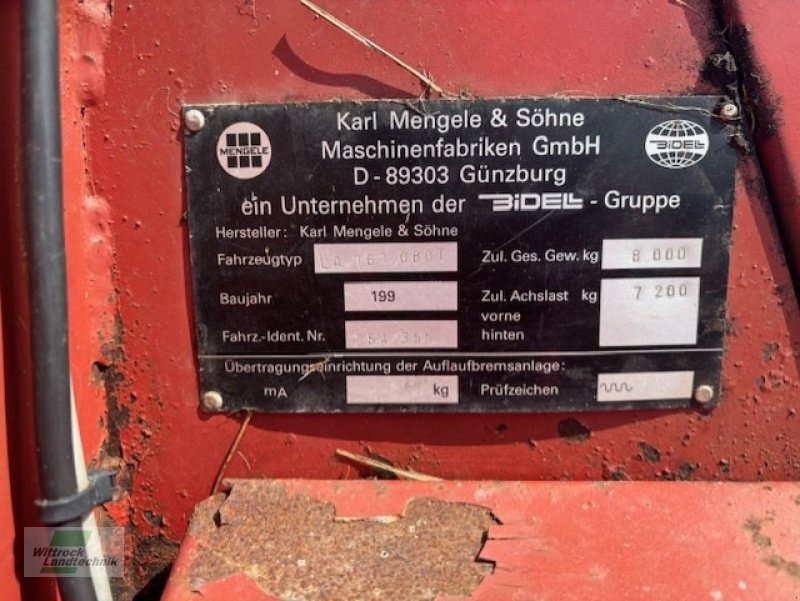 Ladewagen des Typs Mengele Garant 543/2, Gebrauchtmaschine in Georgsheil (Bild 5)