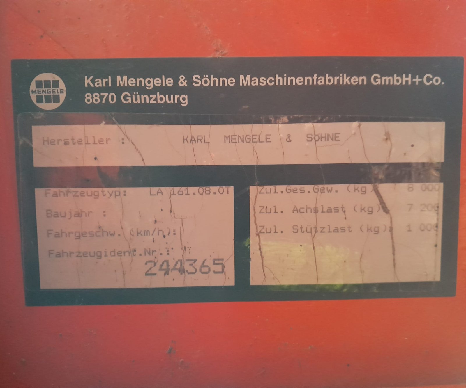 Ladewagen des Typs Mengele Garant 543, Gebrauchtmaschine in Neustadt a.d Aisch (Bild 3)