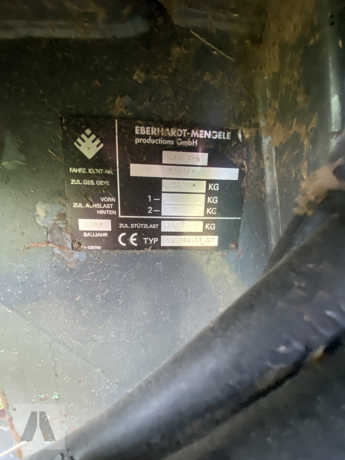 Ladewagen des Typs Mengele LAW 745, Gebrauchtmaschine in Lauterhofen (Bild 2)