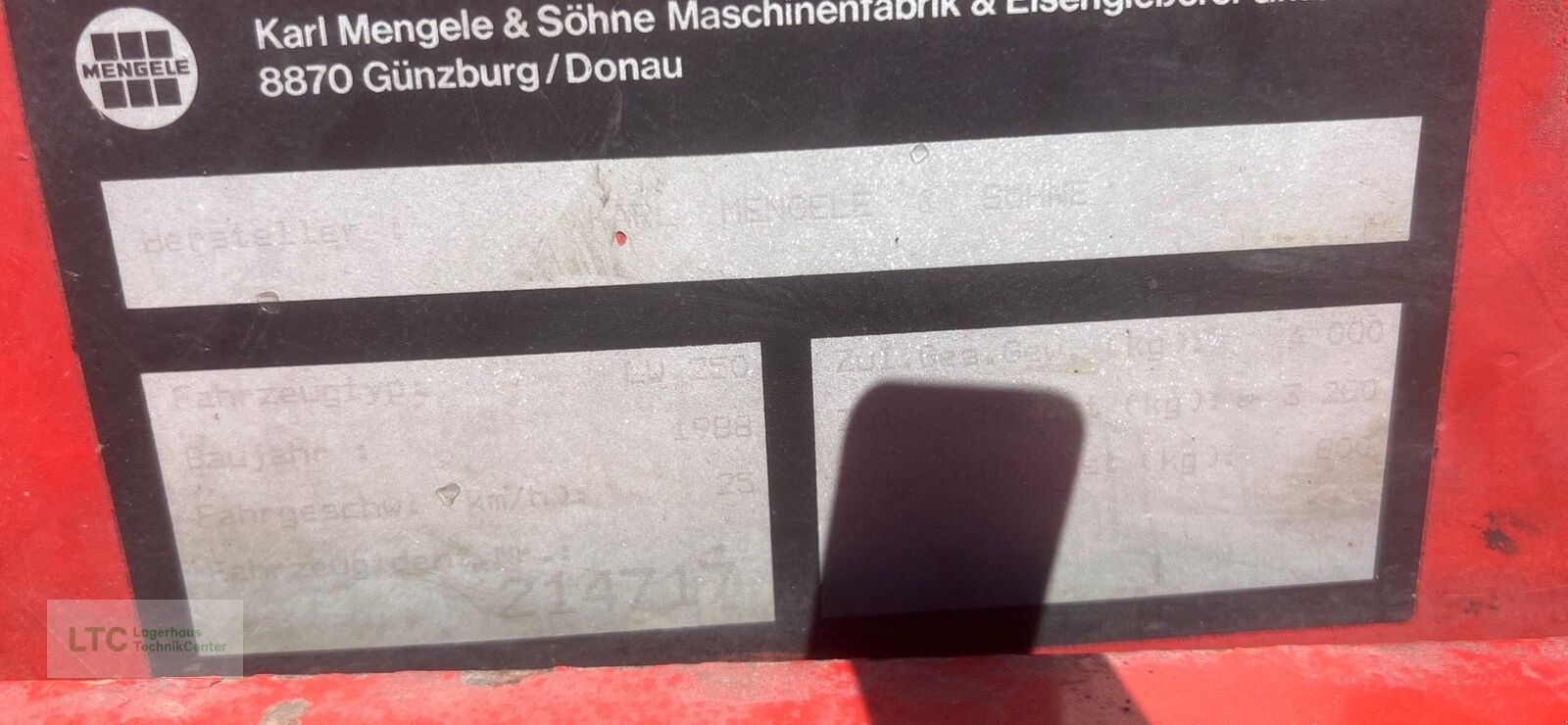 Ladewagen des Typs Mengele LW 250 Economy, Gebrauchtmaschine in Redlham (Bild 8)