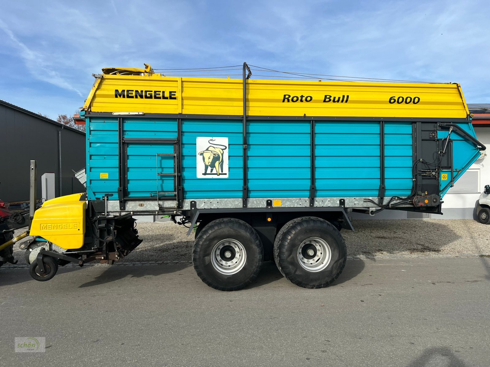 Ladewagen del tipo Mengele Rotobull 6000/2 mit 700/45-22,5 Bereifung und Nachlauflenkung, Gebrauchtmaschine en Burgrieden (Imagen 2)