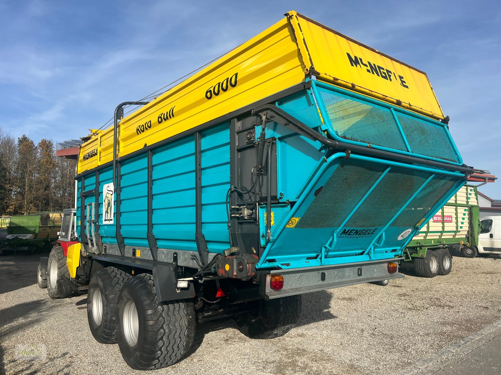 Ladewagen del tipo Mengele Rotobull 6000/2 mit 700/45-22,5 Bereifung und Nachlauflenkung, Gebrauchtmaschine en Burgrieden (Imagen 4)