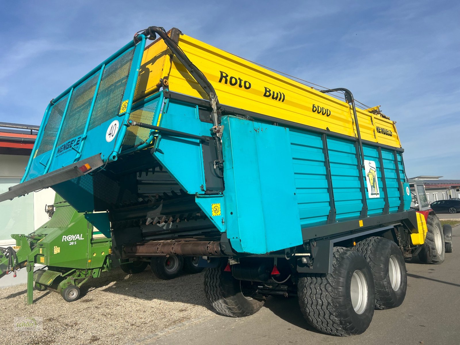 Ladewagen del tipo Mengele Rotobull 6000/2 mit 700/45-22,5 Bereifung und Nachlauflenkung, Gebrauchtmaschine en Burgrieden (Imagen 9)