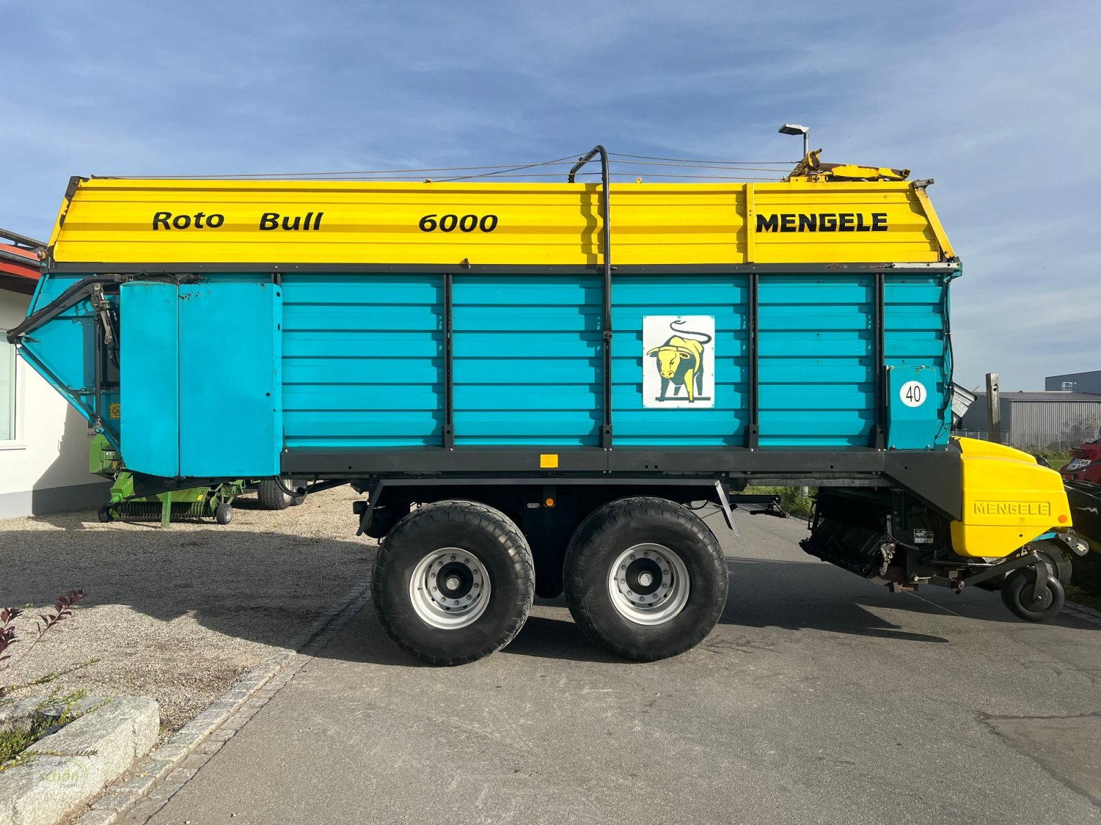 Ladewagen del tipo Mengele Rotobull 6000/2 mit 700/45-22,5 Bereifung und Nachlauflenkung, Gebrauchtmaschine en Burgrieden (Imagen 10)