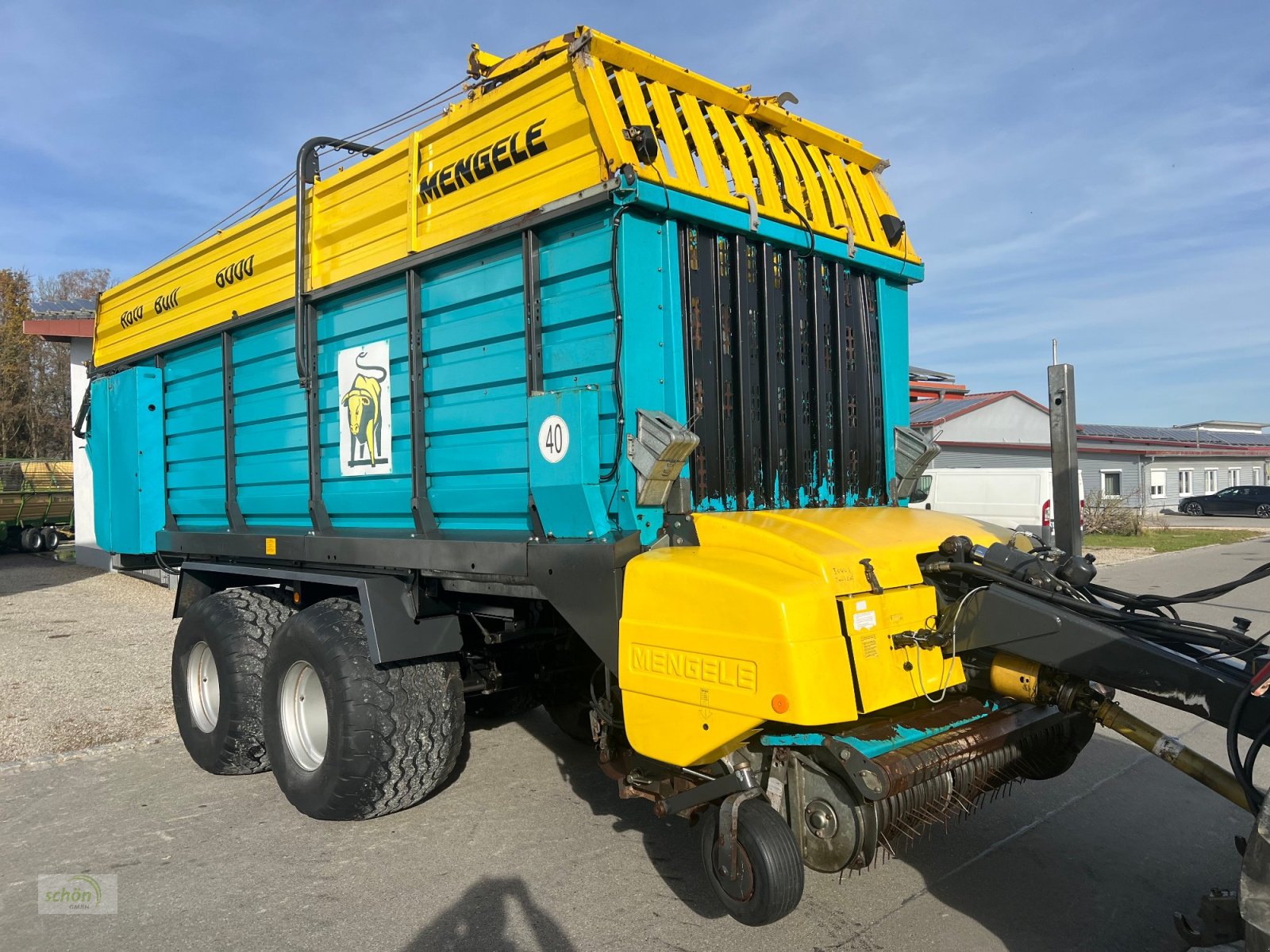 Ladewagen del tipo Mengele Rotobull 6000/2 mit 700/45-22,5 Bereifung und Nachlauflenkung, Gebrauchtmaschine en Burgrieden (Imagen 12)