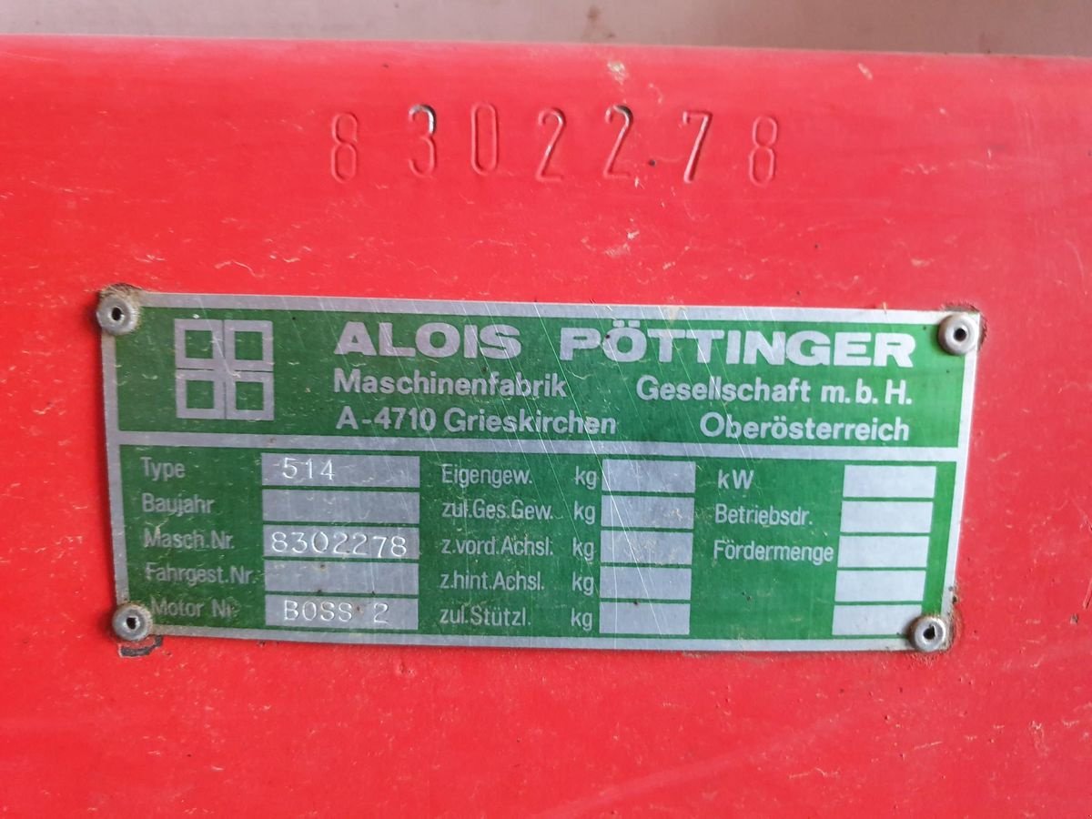 Ladewagen des Typs Pöttinger 514 Boss2, Gebrauchtmaschine in Gallspach (Bild 5)