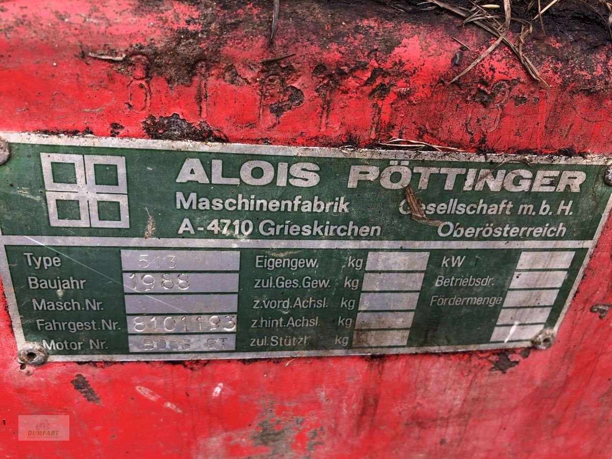 Ladewagen des Typs Pöttinger Boss 2 Tieflader, Gebrauchtmaschine in Bad Leonfelden (Bild 5)