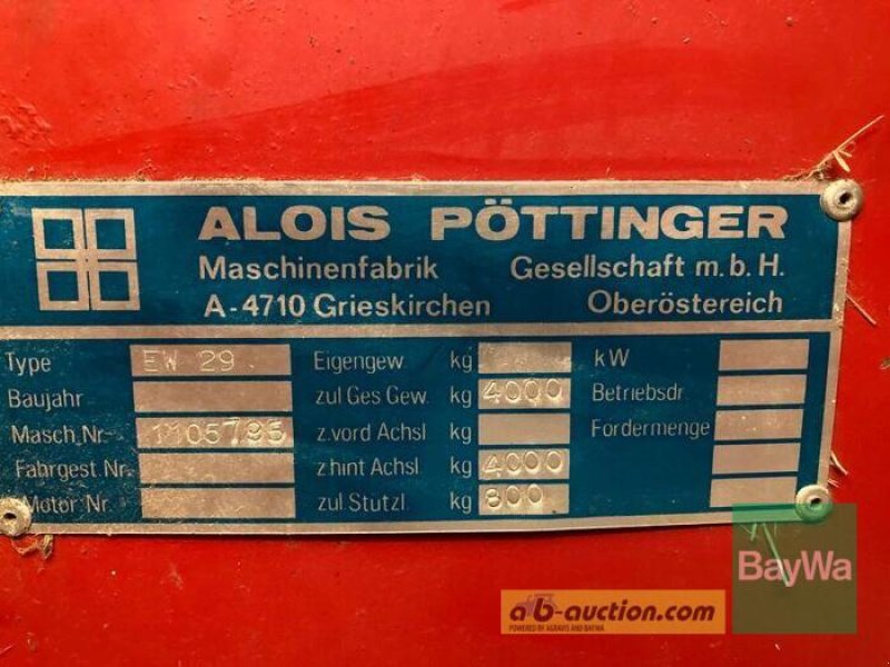 Pöttinger ERNTEWAGEN 2, Gebrauchtmaschine, Baujahr: 1981 (Bild 9) Ladewagen des Typs Pöttinger ERNTEWAGEN 2, Gebrauchtmaschine in Obertraubling (Bild 9)