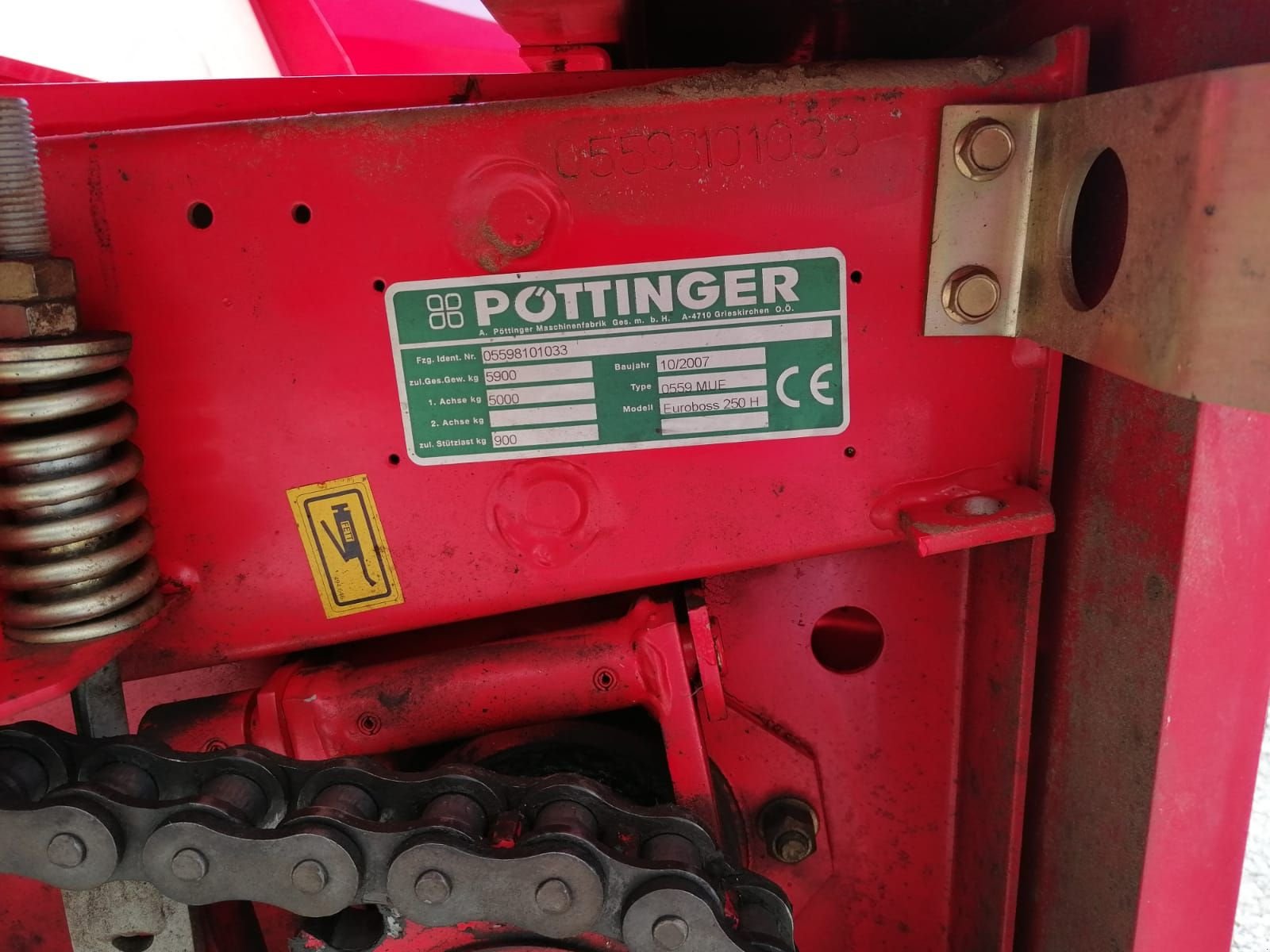 Ladewagen des Typs Pöttinger EUROBOSS 250 H, Gebrauchtmaschine in Reith bei Kitzbühel (Bild 7)