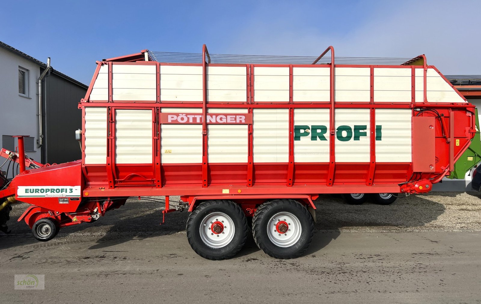 Ladewagen des Typs Pöttinger Europrofi 3 D mit neuer 22,5-Zoll-Bereifung und 16-Tonnen zul GG - wenig gelaufen, Gebrauchtmaschine in Burgrieden (Bild 2)