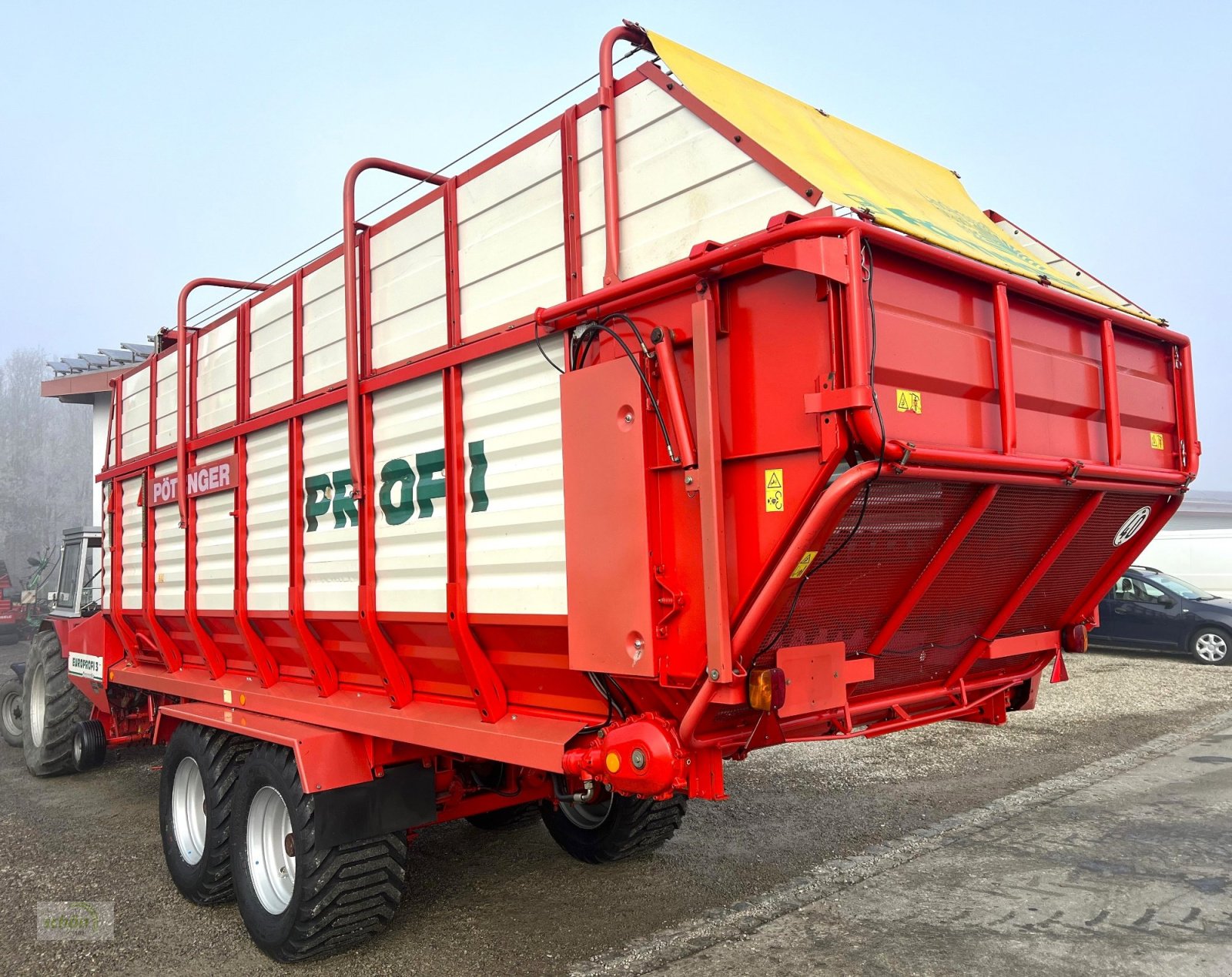 Ladewagen des Typs Pöttinger Europrofi 3 D mit neuer 22,5-Zoll-Bereifung und 16-Tonnen zul GG - wenig gelaufen, Gebrauchtmaschine in Burgrieden (Bild 3)