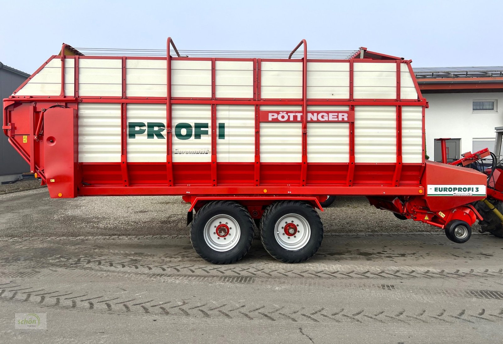 Ladewagen des Typs Pöttinger Europrofi 3 D mit neuer 22,5-Zoll-Bereifung und 16-Tonnen zul GG - wenig gelaufen, Gebrauchtmaschine in Burgrieden (Bild 11)